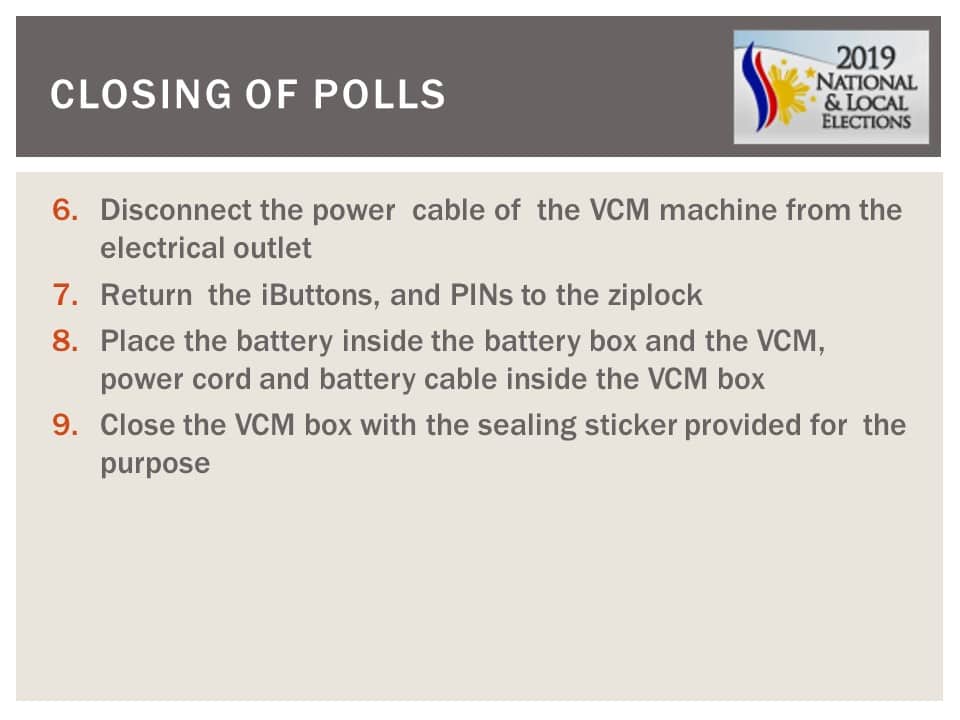 May 13, 2019 National and Local Elections Frequently Asked Questions