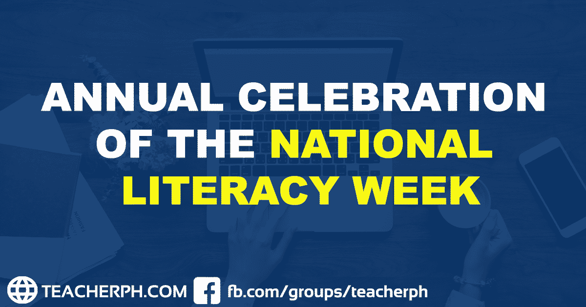 ANNUAL CELEBRATION OF THE NATIONAL LITERACY WEEK