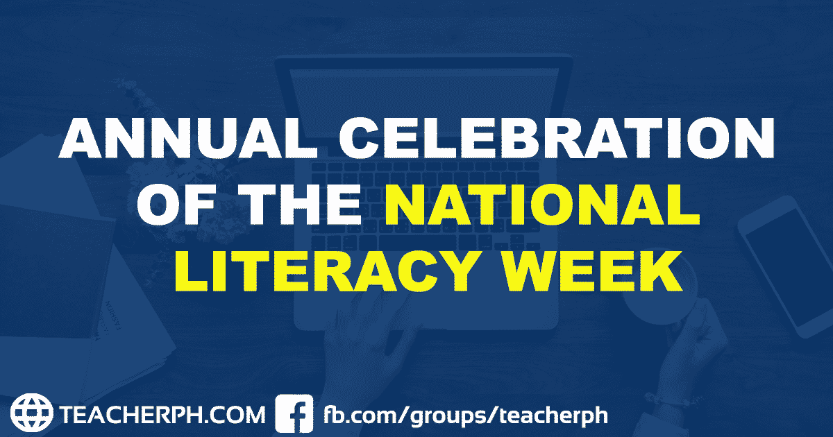 2019 Annual Celebration of the National Literacy Week TeacherPH