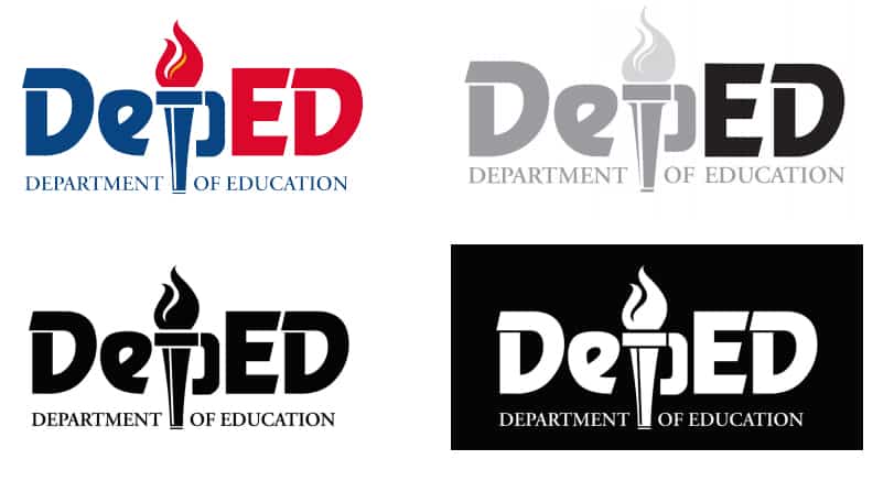 DepEd Logo Color Variations