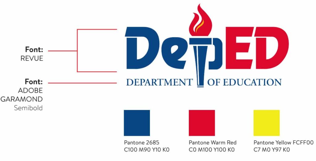 DepEd Logo Color and Font Guide