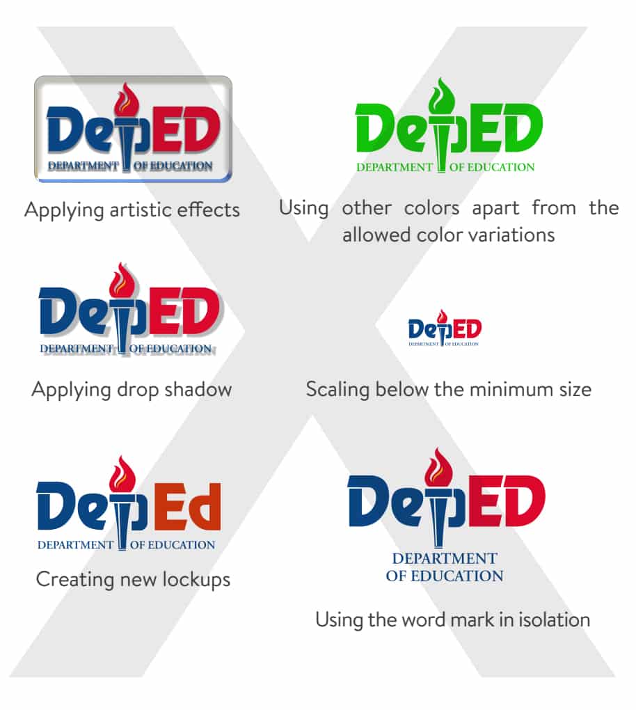 DepEd Logo and Usage: Don'ts