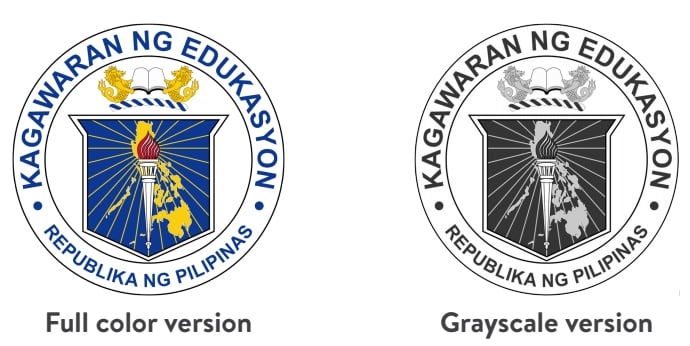 DepEd Logo Colors