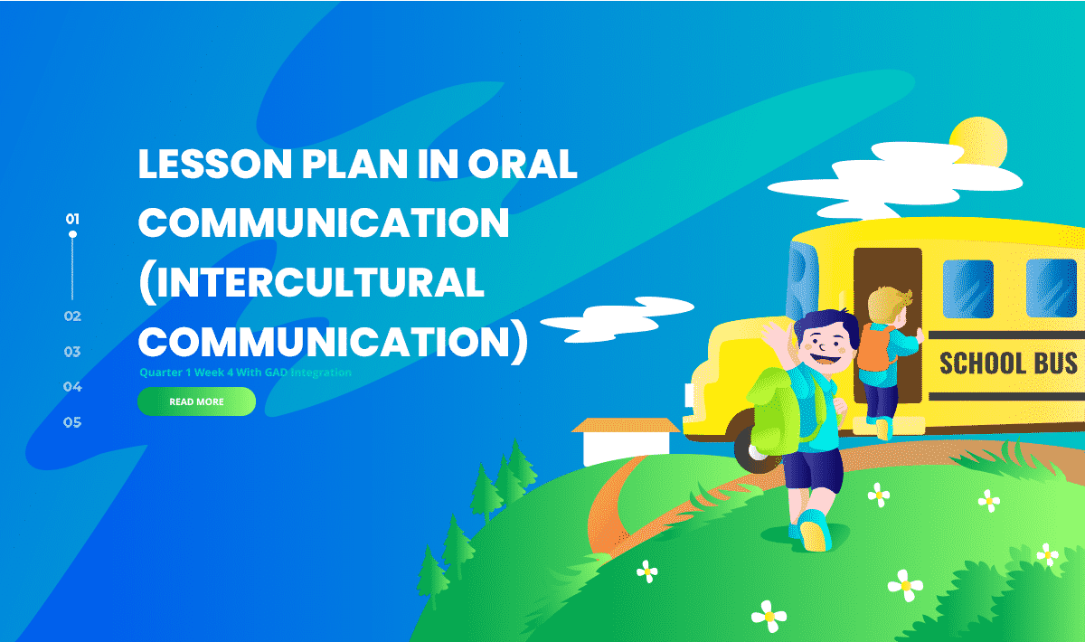 Lesson Plan in Oral Communication (Intercultural Communication) Quarter 1 Week 4 With GAD Integration