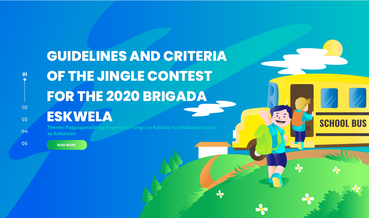 Mechanics for the 2020 Brigada Eskwela Jingle Contest