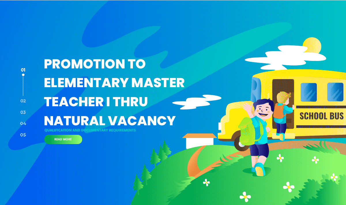 Promotion to Elementary Master Teacher I Thru Natural Vacancy