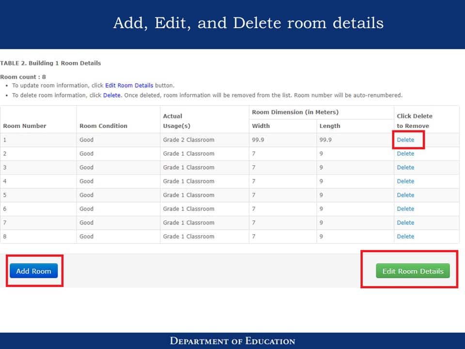 National School Building Inventory (NSBI) Enhanced Basic Education Information System (EBEIS) Encoding Step by Step Process