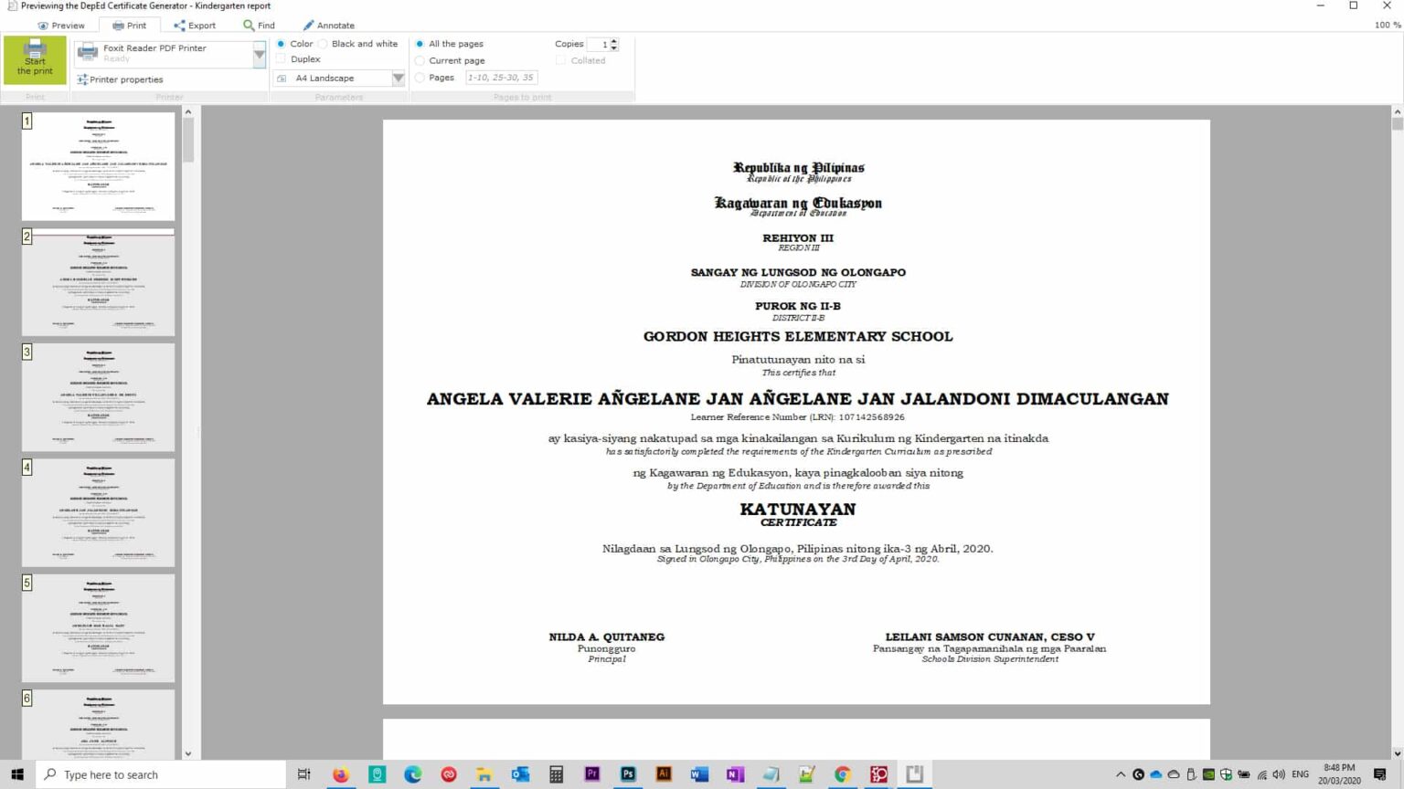 Deped certificate generator and user guide teacherph