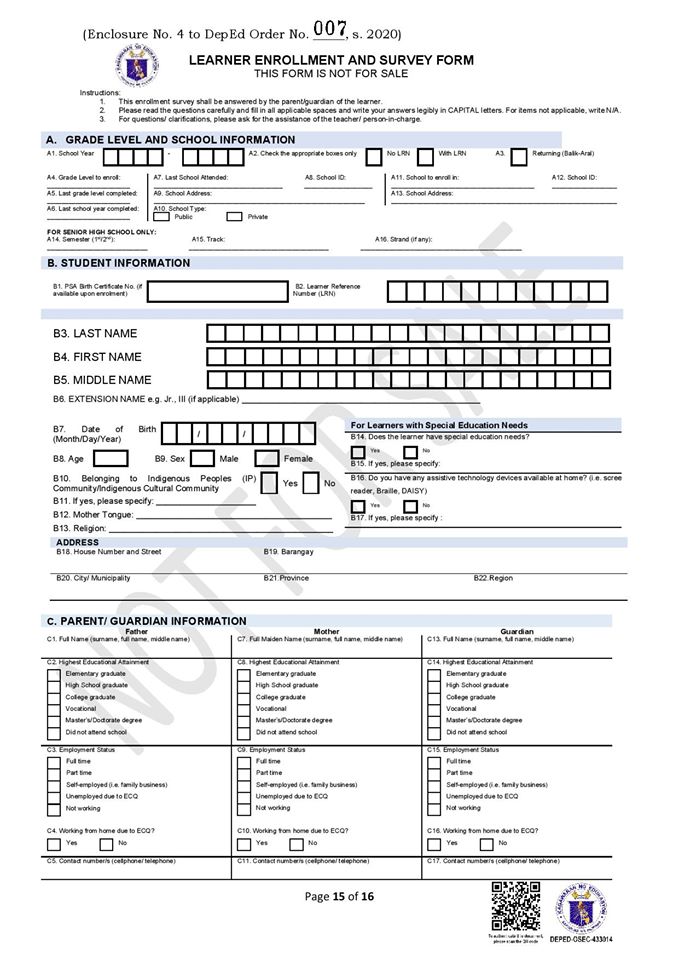 Deped Survey On The Opening Of Classes For Sy 21