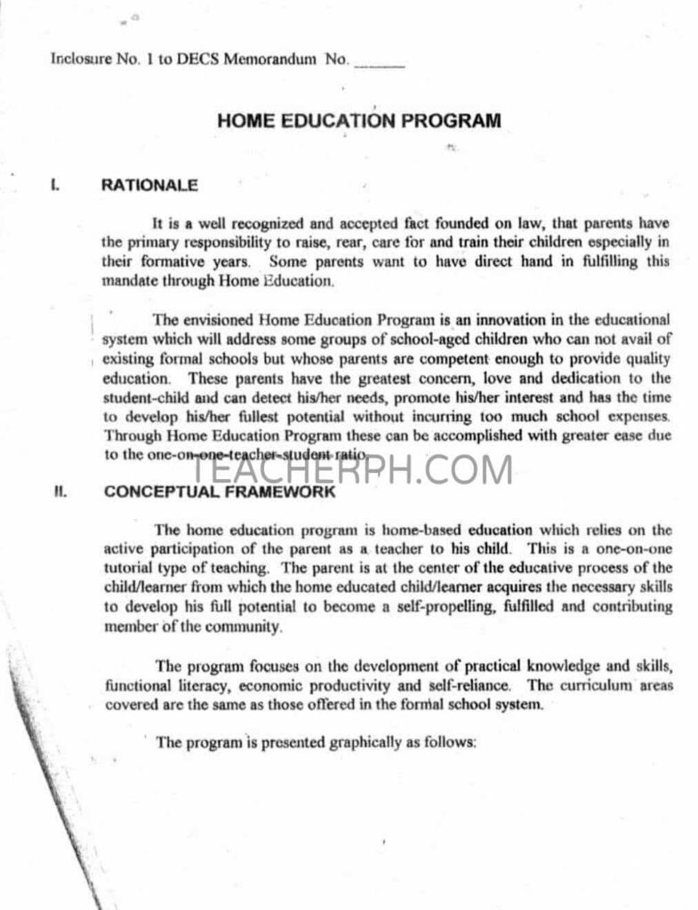 DepEd Home Education Program