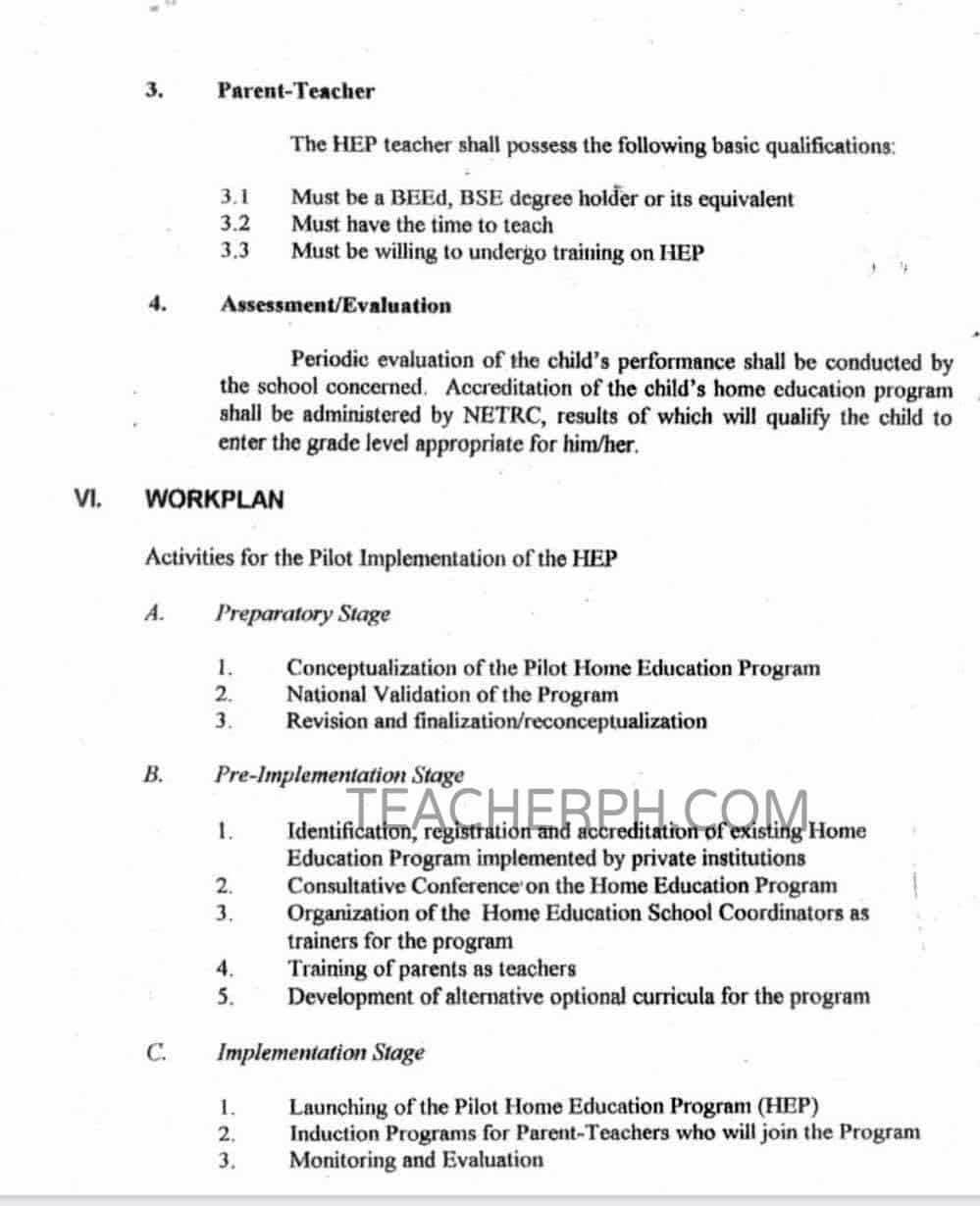 DepEd (formerly DECS) Home Education Program - TeacherPH