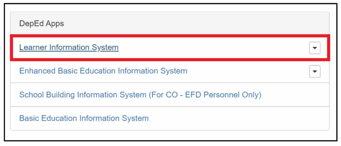 DepEd LIS Apps