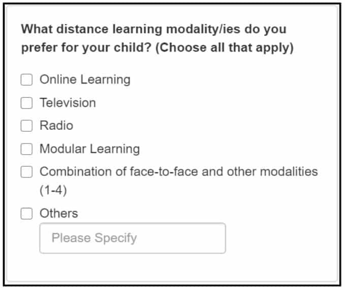 DepEd LIS Learning Modalities