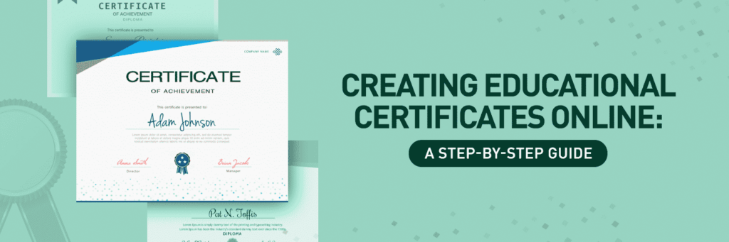 educational certificates online