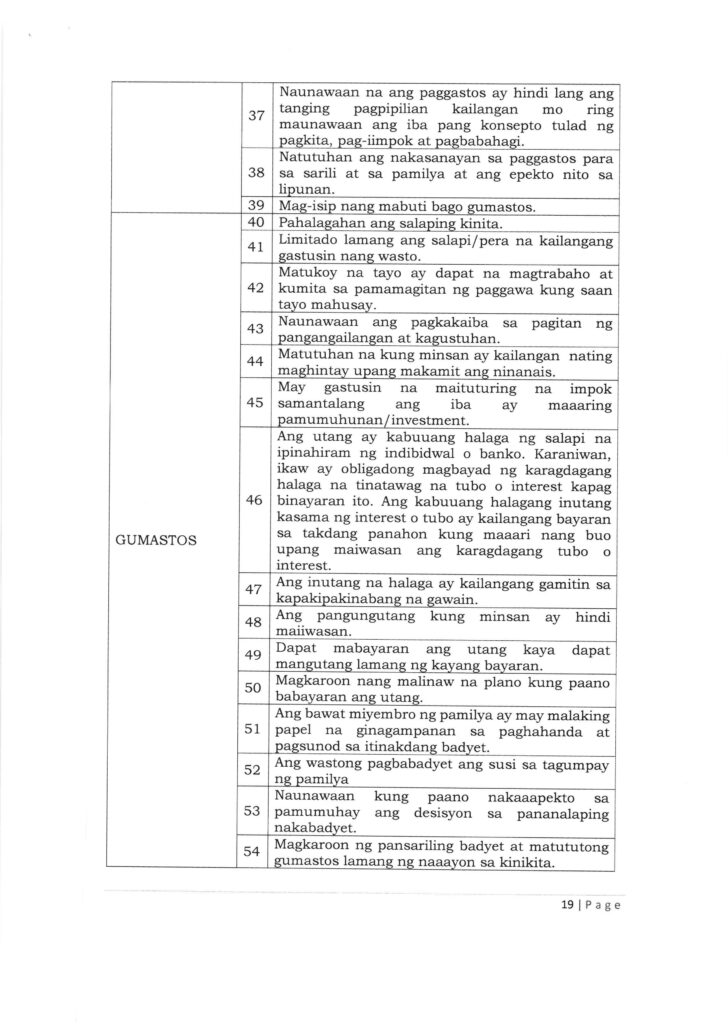 DepEd Financial Education Policy (DepEd Order No. 22, s. 2021)