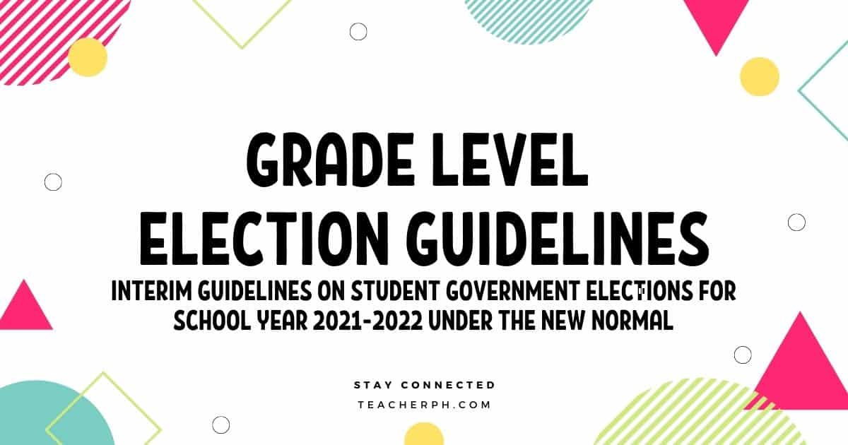DepEd Grade Level Election Guidelines