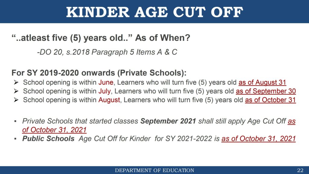 DepEd Guidelines on Enrollment for School Year 2021-2022