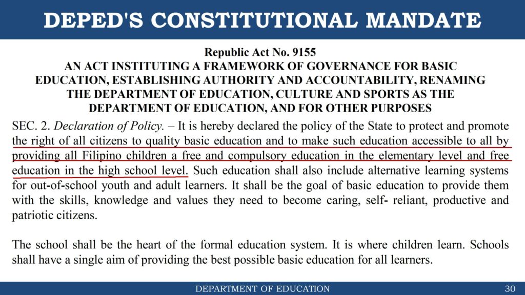 DepEd Guidelines on Enrollment for School Year 2021-2022