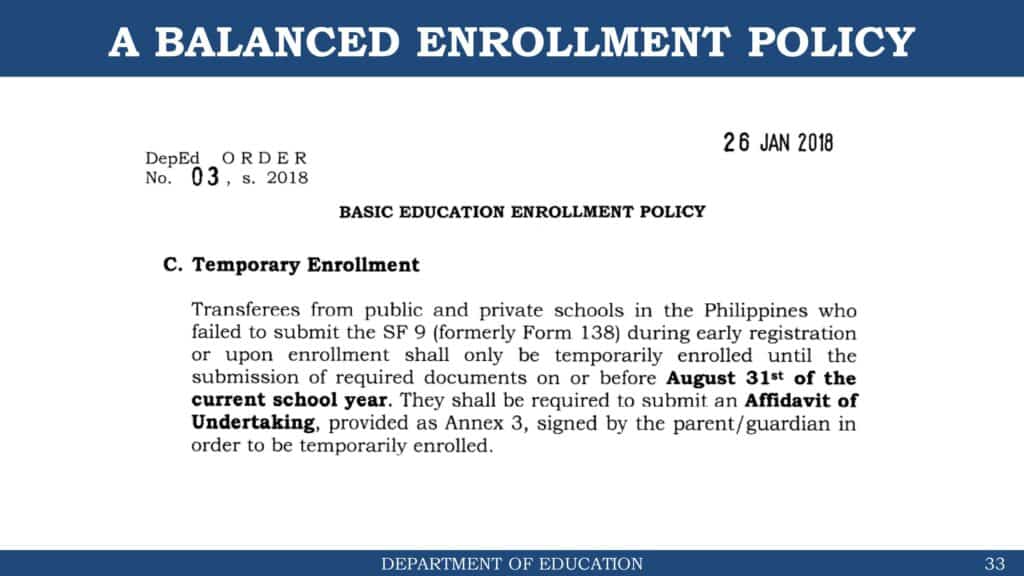 DepEd Guidelines on Enrollment for School Year 2021-2022