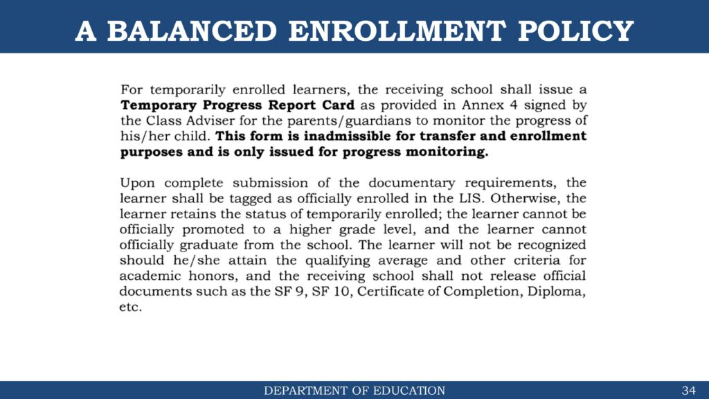 DepEd Guidelines on Enrollment for School Year 2021-2022