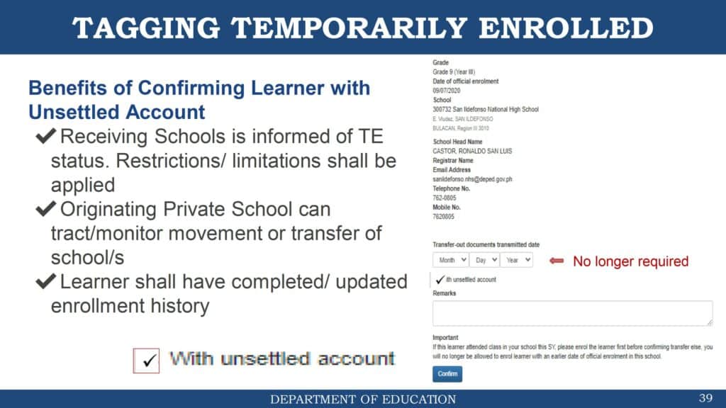 DepEd Guidelines on Enrollment for School Year 2021-2022