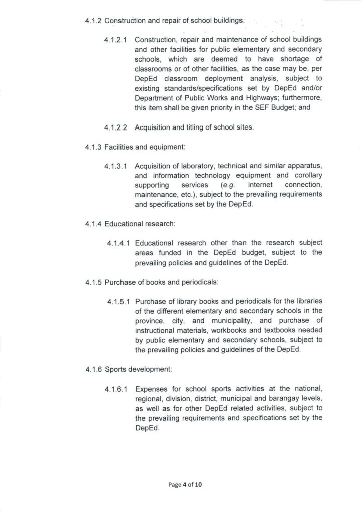 DepEd-DBM-DILG Joint Memorandum Circular No. 1, s. 2017