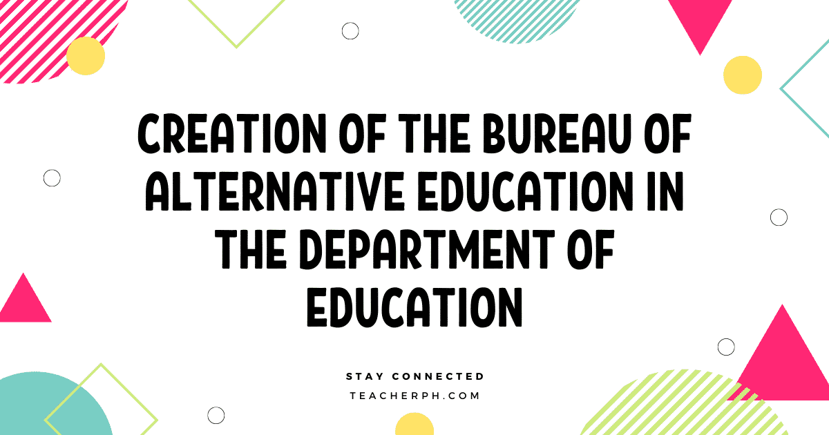 DepEd Bureau of Alternative Education