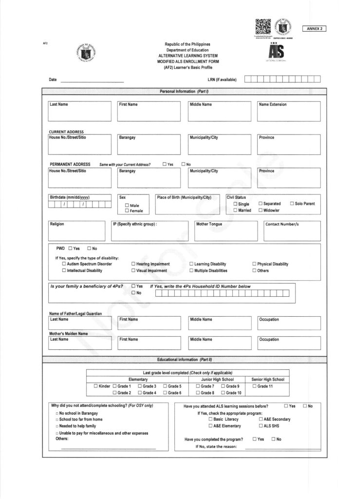 DepEd Guidelines on Enrollment for School Year 2022-2023 in the Context of the Re-Introduction of the In-person Classes