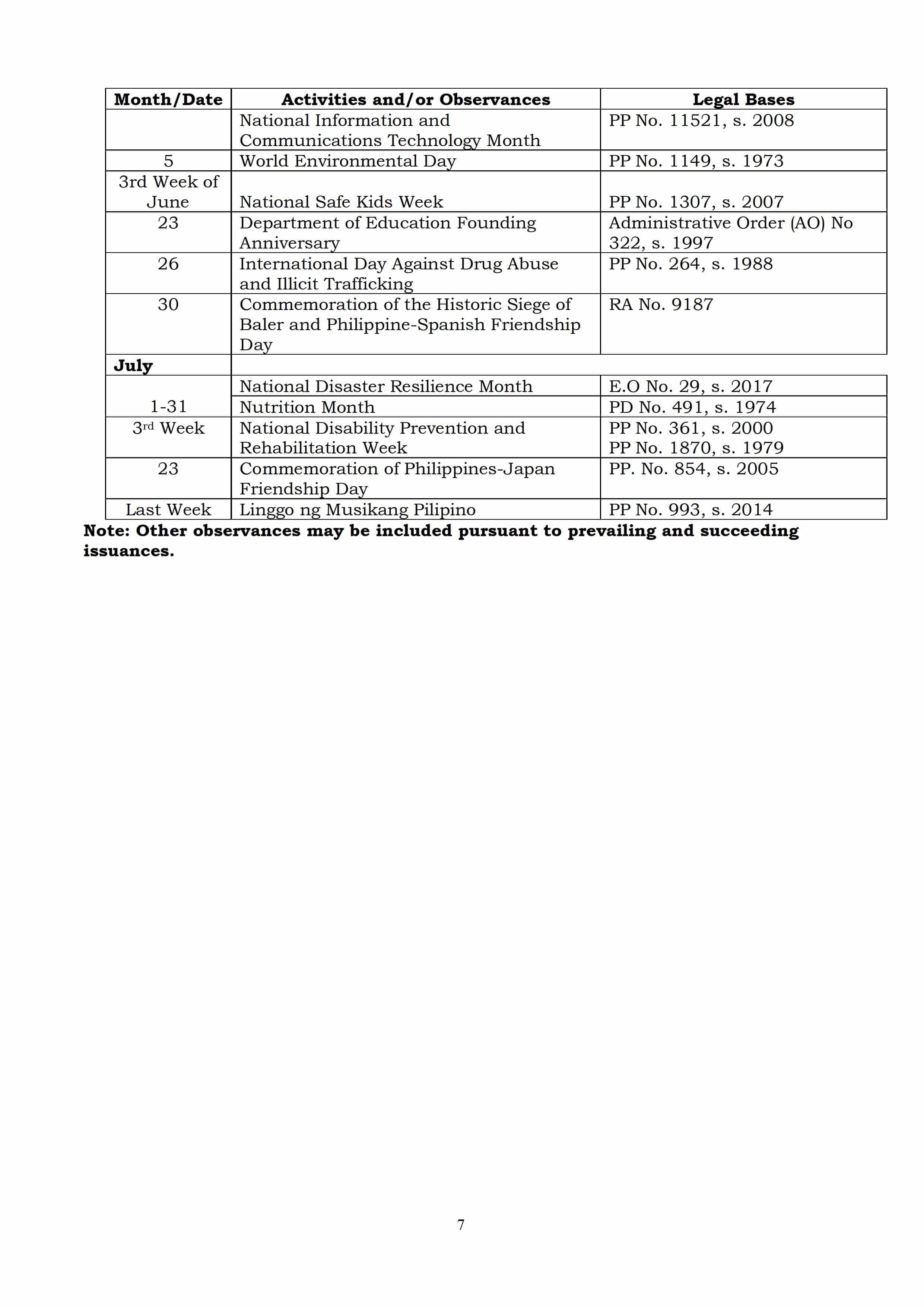 Deped School Calendar 2023 To 2023 Holidays Time and Date Calendar