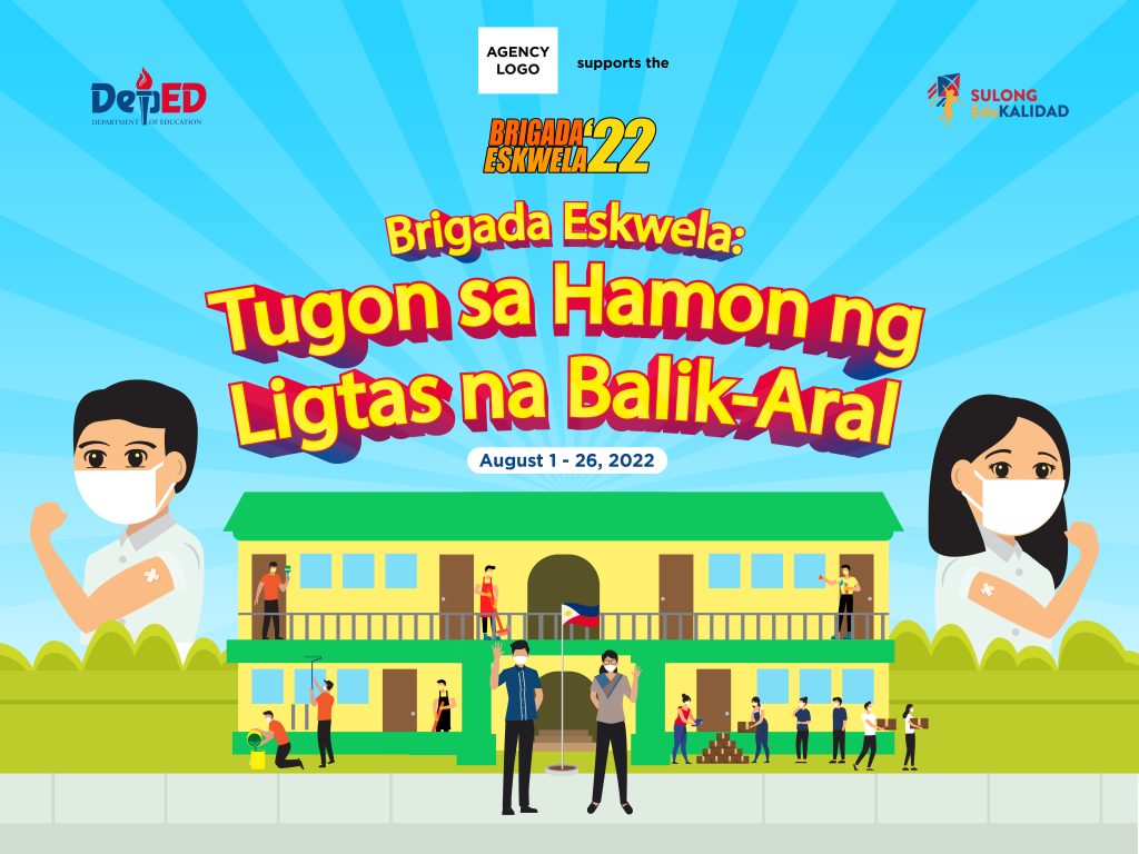 2022 Brigada Eskwela Outdoor Tarpaulin for Partners