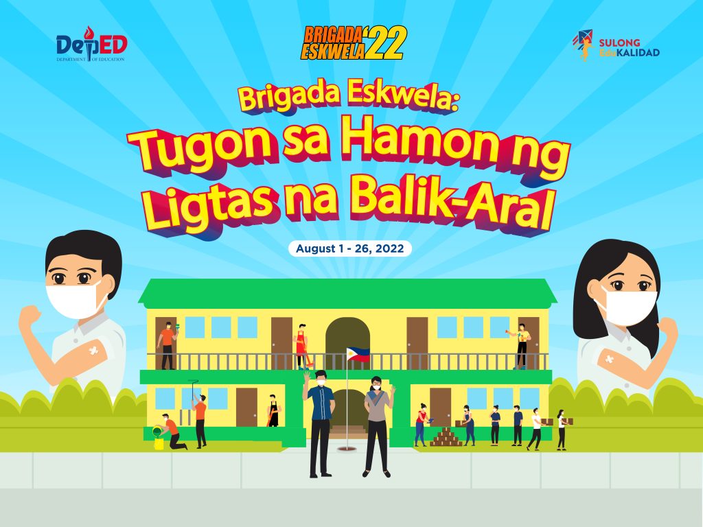 2022 Brigada Eskwela School Gate Tarpaulin