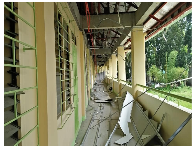 Samples of Damages to Schools Due to Earthquakes