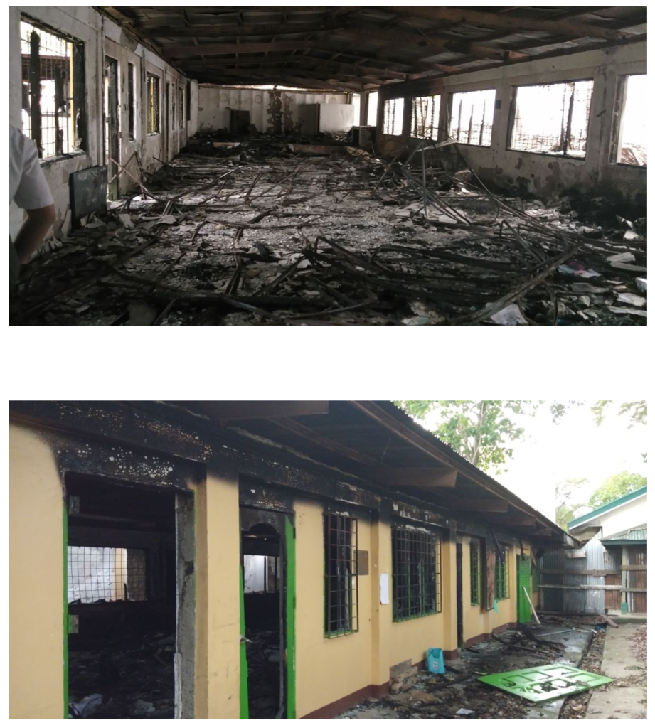 Samples of Damages to Schools Due to Fires