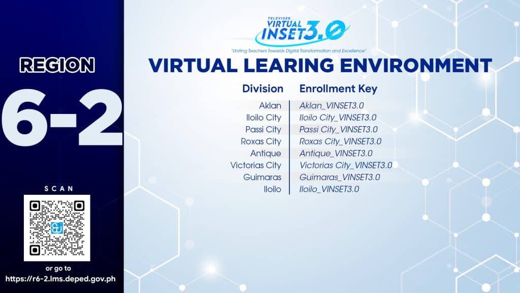 Region 6-2 Enrollment Key DepEd VINSET 3.0